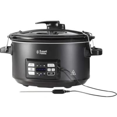 Bild av Russell Hobbs 3 i 1 sous vide och slow cooker, 6.5 liters kapacitet, digital display, precisionstermometer, ställning ingår, diskmaskinssäker innergryta, 25630 56