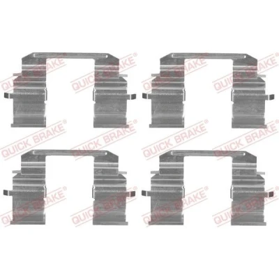 Bild av QUICK BRAKE 109 1833 Kit d&#039;accessoires, plaquette de frein à disque SUBARU: Impreza II Berline, Break