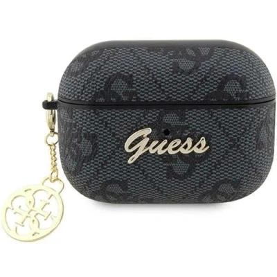 Bild av Guess GUAP2G4GSMK fodral för AirPods Pro 2 svart 4G Charm Collection