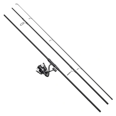 Bild av DAM Charger Tele Carp Free Spool haspelset med lina 366 cm 3 lb