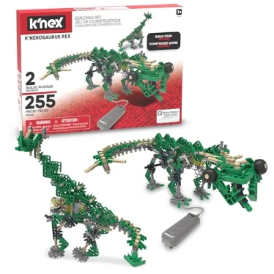 Bild av Basic Fun K&#039;NEX Classics 255/2 modell K&#039;Nexosaurus Rex byggsats (motoriserad)