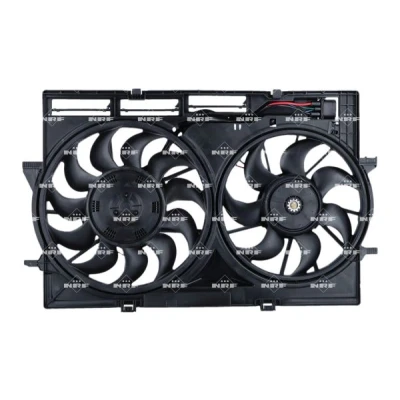 Bild av NRF 470015 ventilateur Moteur 12 avec cadre du de radiateur (encadrement) AUDI: A4 B8 Avant, Berline, Q5