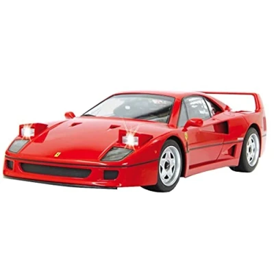 Bild av JAMARA 405166 Ferrari F40 1:14 27 Mhz officiellt licensierad, ca 1 timmes körtid med 11 Kmh, LED ljus, perfekt illustrerade detaljer, detaljerad interiör, högkvalitativt utförande