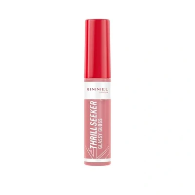 Bild av Rimmel Thrill Seeker Glassy Gloss, Sprinkled Sugar, Fuktgivande, Friska utseende Läppar, Sprid applikator, Homogen applicering, Vegansk formel, 10 ml