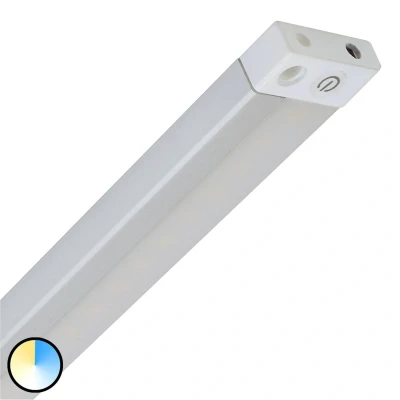 Bild av Müller Licht LED infälld lampa Cassia Sensor Switch Tone Dim 80 cm färgförändrande i 3 steg (3 000 K/4 K/6 500 K) optimala ljusförhållanden köket vit/silver
