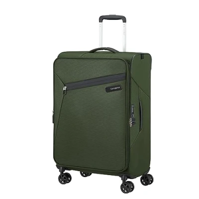 Bild av Samsonite Litebeam Spinner M, utbyggbart fodral, 66 cm, 67/73 L, Grön (Climbing Ivy), M (66 cm L), resväska