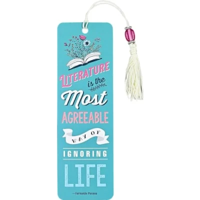 Bild av Literature is the Most Agreeable Way of Ingnoring Life Beaded Bookmark