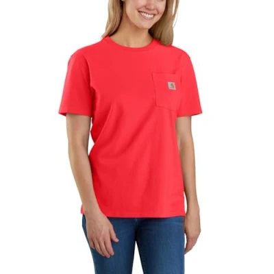 Bild av Carhartt arbets T shirt för kvinnor, Bittersweet, L