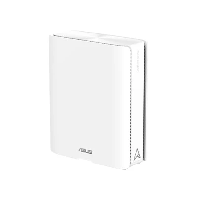 Bild av ASUS ZenWiFi BQ16 White 1 pack BE25000 WiFi system 7 fyrband (802.11be) i nät, 320 MHz bandbredd och 4096 QAM, två 10G portar, backup WAN, nätverkssäkerhet AiMesh kompatibel