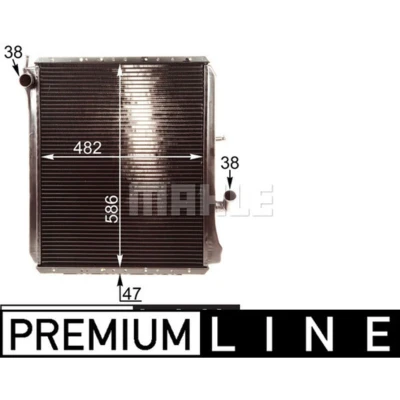 Bild av Kylare, motorkylning Mahle CR 215 000P