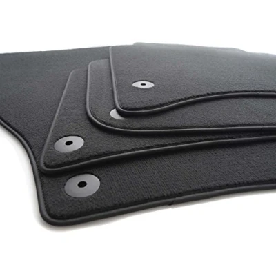 Bild av Golvmattor för Audi A6 S6 RS6 (C8) premium velour bilmatta mattor i originalkvalitet, svart, set om 4