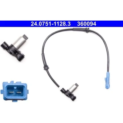 Bild av ATE 24.0751 1128.3 Capteur ABS 515 CITROËN: Saxo 3/5 portes, PEUGEOT: 106 II portes