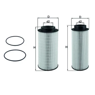 Bild av MAHLE ORIGINAL KX 439KIT Filtre à Carburant Cartouche filtrante SCANIA: L,P,G,R,S series, P,G,R,T series