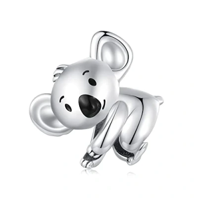 Bild av 925 sterling Silver koala berlock för pandora armband, Silver,