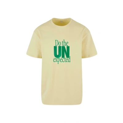 Bild av Upscale by Mister Tee DO THE Unexpected Tshirt med print, Storlek: XS, Softyellow