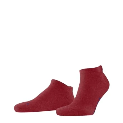 Bild av FALKE unisex sneakerstrumpor Keep Warm U SN ull kort enfärgad 1 par, Röd (Ingle 8077), 3738, 37/38 EU