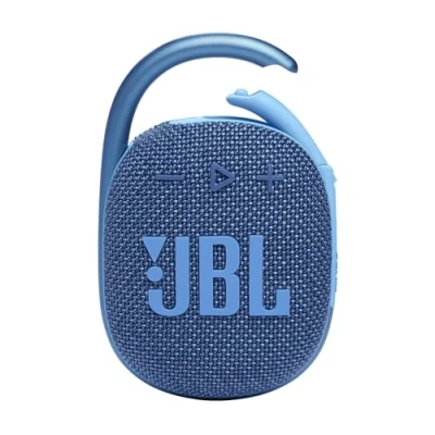 Bild av JBL Clip 4 ECO, trådlös Bluetooth högtalare med 10 timmars batteritid, vattentät design, blå