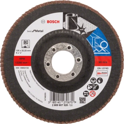 Bild av LAMELLRONDELL BMT R 125MM K80 Beijerbygg Byggmaterial