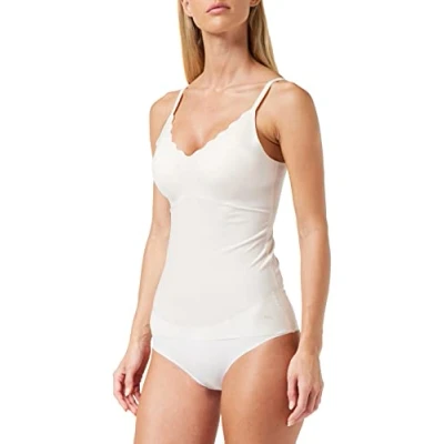 Bild av Sloggi Zero Feel Wavy BH för kvinnor, ogenomskinlig, Angora, XS