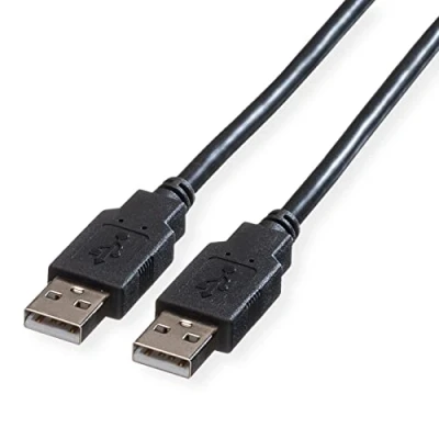 Bild av Roline USB 2.0 kabel, typ A till 0,8 Meter black