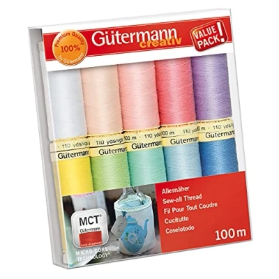 Bild av Trådset Alla Tygers Tråd pastell Bonus Pack! Gütermann creativ