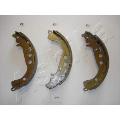 Bild av Bromsbackar, sats, Bakaxel, toyota iq, yaris, yaris verso, 044950D060, 0449547010, 04495 52020, 0449552040, 0449552060, 0449552090, 0449