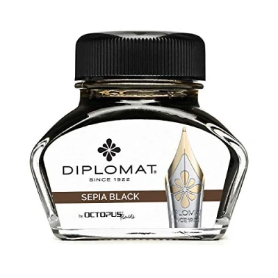 Bild av Diplomat Bläckflaska 30 ML Sepia Black