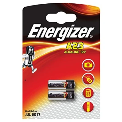 Bild av Energizer Alkaliska batterier, A23/MN21/LRV08/GP23A, 12 V, dubbelförpackning