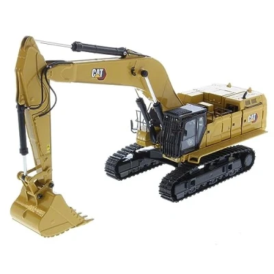 Bild av Diecast Masters 1:50 skala Cat 395 Superstor nästa generations hydraulisk grävmaskin (GP version), med 2 ytterligare arbetsverktyg hammare och skjuvning High Line Series av 85709