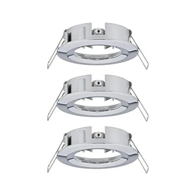 Bild av Paulmann 92482 Infälld belysning Välj Spot styv max. 3x10W takspotlight krom utan glödlampa aluminium