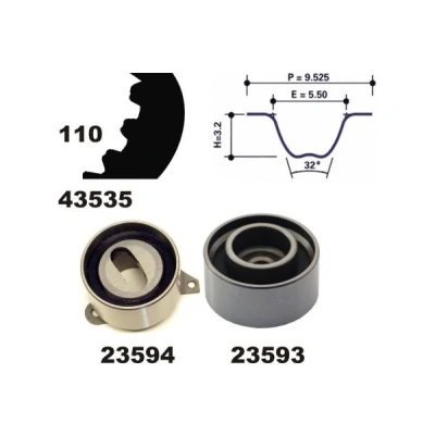 Bild av MAPCO 23535 Kit de distribution 110 MAZDA: 626 III 5 portes
