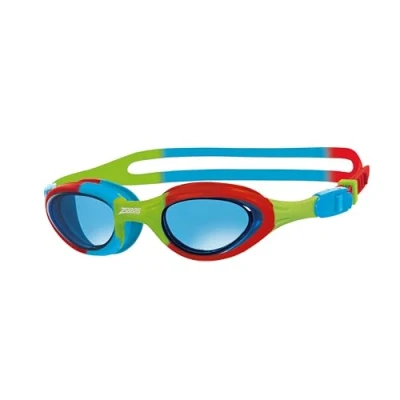 Bild av Zoggs Super Seal Junior Unisex simglasögon barn, röd/blå/grön/tint, 614 år