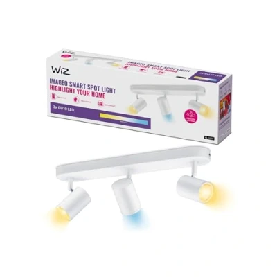 Bild av WiZ Imageo Spotlight Tunable White, 3 x (5W), Vit, 2700 6500 kelvin, dimbar i kallvitt till varmvitt