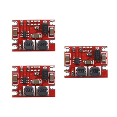 Bild av VGOL 3 st DC Boost Buck Converter Modul DC3 15 V till 3,3 justerbar step down spänningsregulator strömförsörjningsmodul UP/ner