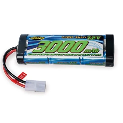 Bild av Carson 500608224 7,2 V/3 000 mAh NiMH Race batteri TAM snabbladdningsbar, kompatibel med RC bilar, robust design, lätt att använda