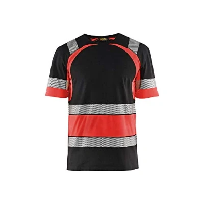 Bild av T SHIRT 3421 1030 SVART VARSELRÖD XL Beijerbygg Byggmaterial