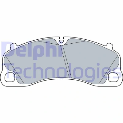 Bild av DELPHI LP3570 Jeu de plaquettes frein préparé pour indicateur d&#039;usure avec tôle anti bruit sans accessoires PORSCHE: 911 Cabriolet, Coupe