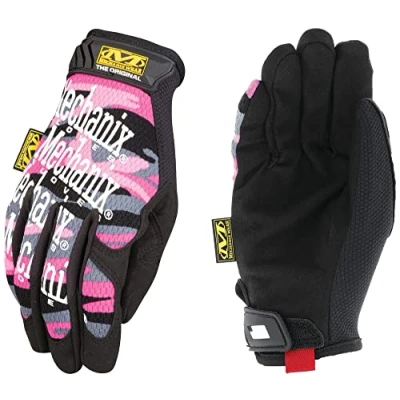 Bild av Mechanix Wear Original rosa kamouflagehandskar för kvinnor (stor, kamouflage)