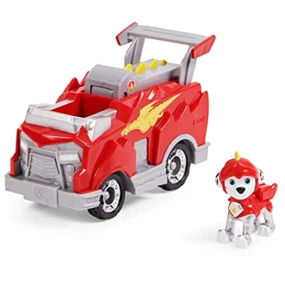 Bild av PAW PATROL, Rescue Knights Basis fordon leksaksbil från Marshall med valpfigur, leksak lämplig för barn 3 år