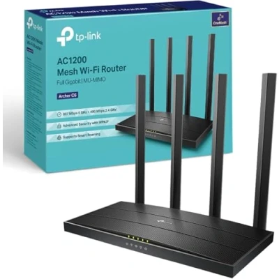 Bild av TP LINK Archer C6 V3.2 Wireless Router 4 Port Switch