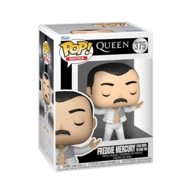 Bild av Funko POP! Rocks: Queen F. Freddie Mercury (I Was Born to Love You) Samlingsbar Vinylfigur Presentidé Officiell Merchandise Leksaker för Barn &amp; Vuxna Musikfans