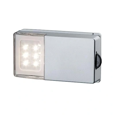 Bild av Paulmann 70498 SnapLED Skåp Silver Dörr Öppen Lampa Av När Tryck på Rullen 4 x 15 V montering med självhäftande kuddar, Integriert, 0,33 W