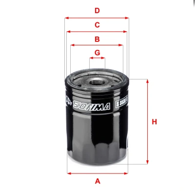 Bild av Oljefilter SOFIMA S 3530 R