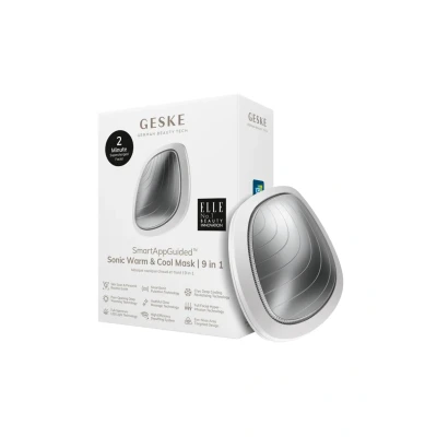 Bild av Geske Sonic WARM COOL MASK 9 IN 1 Electronic Tools SMARTAPPGUIDED Ansiktsvård tillbehör, Storlek: One Size, White