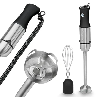 Bild av ProfiCook PC SMS 1220 Köksmixer 1000 W Silver, Svart