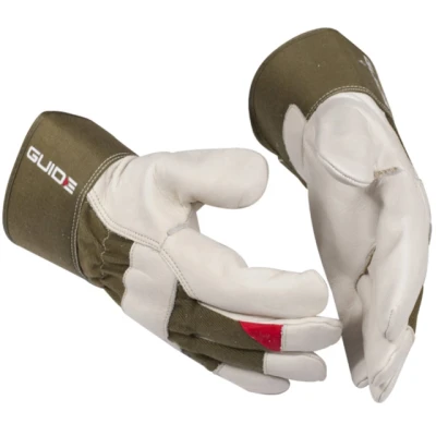 Bild av Guide Gloves 195 Handske grov, nötnarv, halvfodrad 8