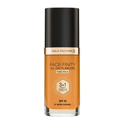 Bild av Max Factor Facefinity All Day Flawless 3 i 1 Foundation 87 Warm Caramel