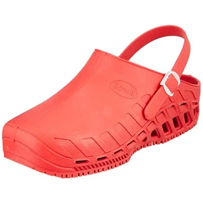 Bild av Scholl Clog EVO, unisex vuxen, professionella sanitetstofflor, Röd, 45/46 EU
