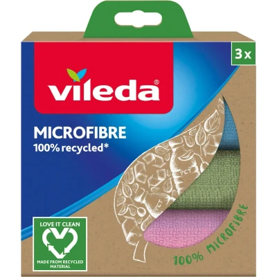 Bild av Lot de 3 mousselines en microfibre 100% recyclées Vileda