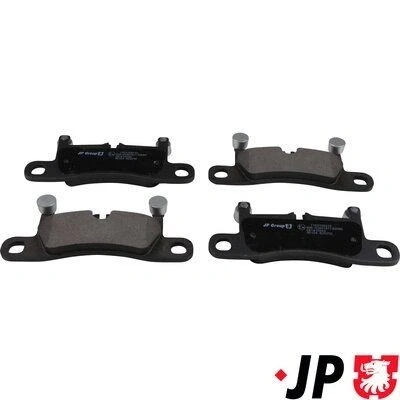 Bild av JP GROUP 1163708410 Jeu de plaquettes frein Essieu arrière contact signal d&#039;usure exclu PORSCHE: Cayenne, VOLKSWAGEN: Touareg II